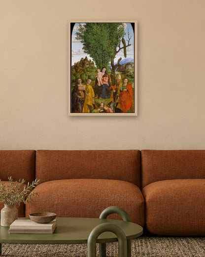Renaissance Masters - Renaissance Masterpiece No. 155 - oak frame in a room
