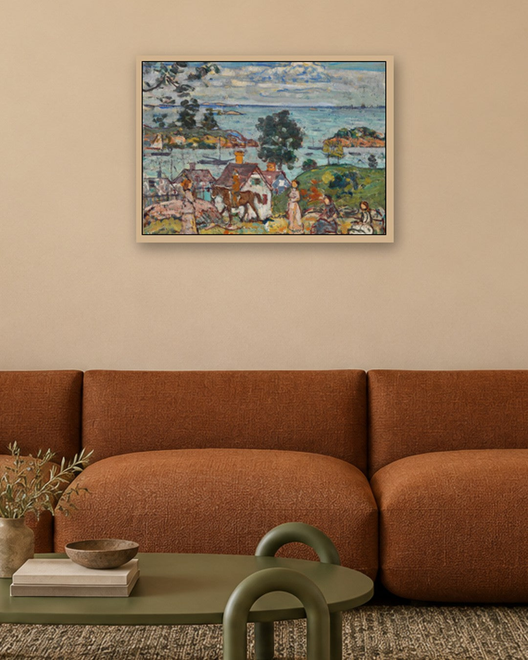Renaissance Masters - Renaissance Masterpiece No. 122 - oak frame in a room
