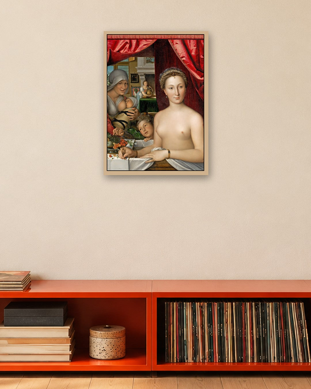 Renaissance Masters - Renaissance Masterpiece No. 40 - oak frame in a room