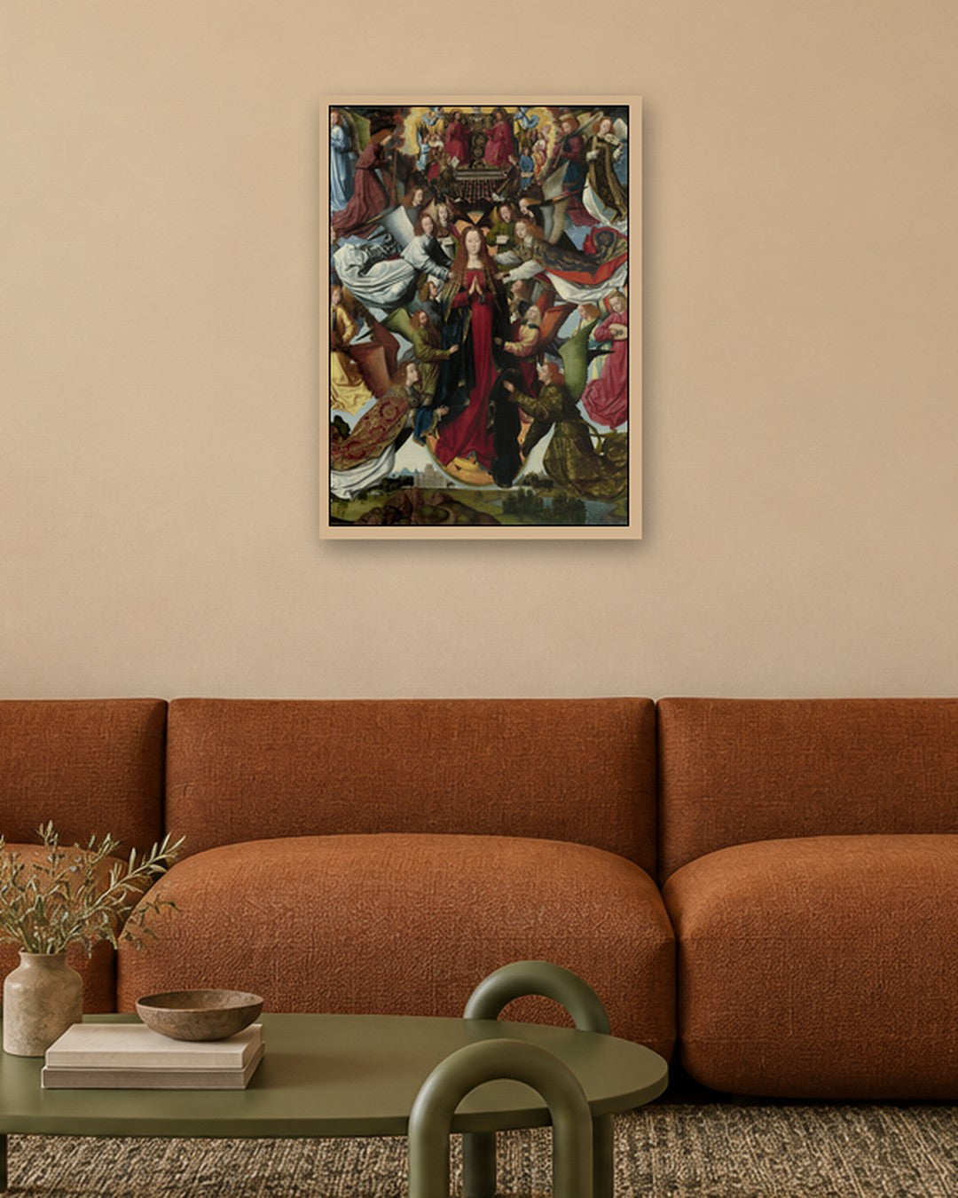 Renaissance Masters - Renaissance Masterpiece No. 407 - oak frame in a room