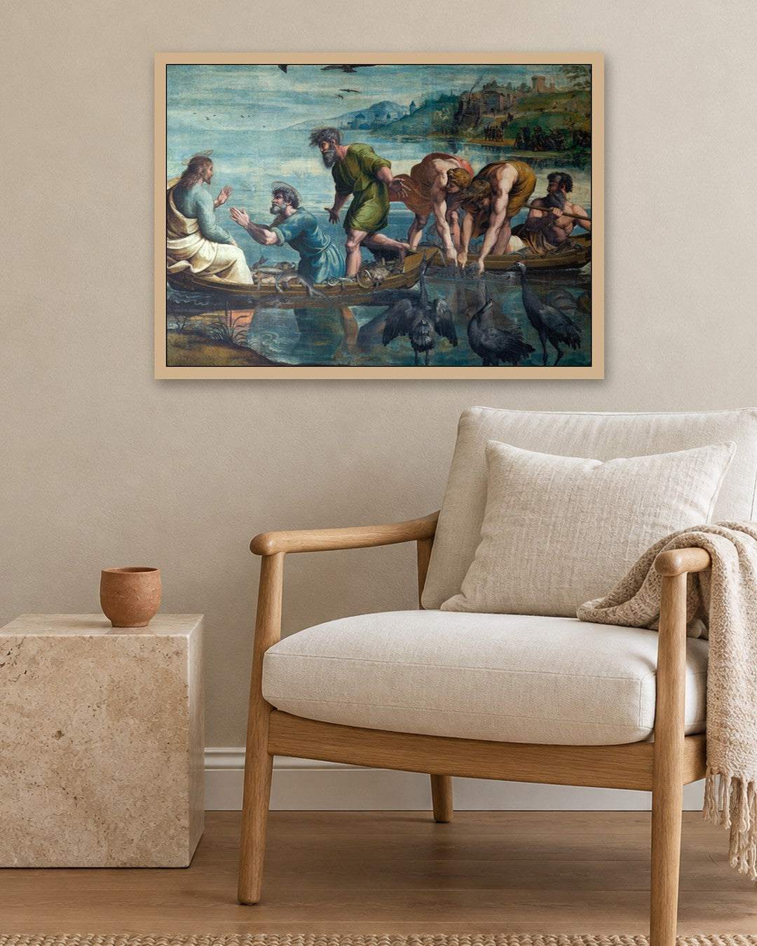 Renaissance Masters - Renaissance Masterpiece No. 320 - oak frame in a room