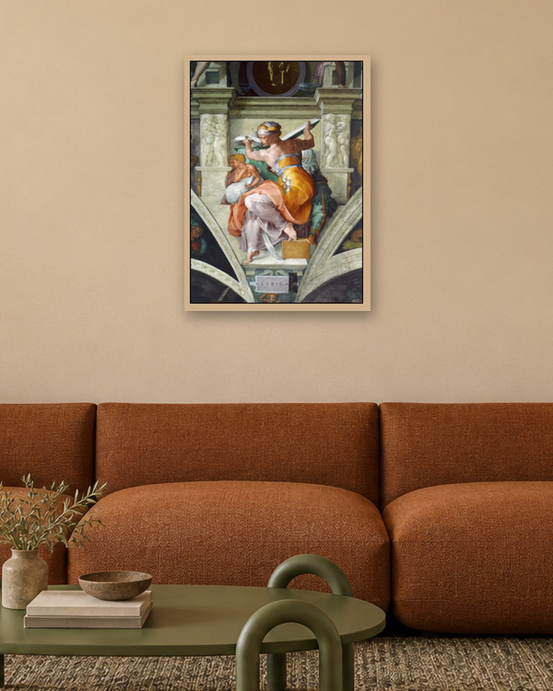Renaissance Masters - Renaissance Masterpiece No. 316 - oak frame in a room