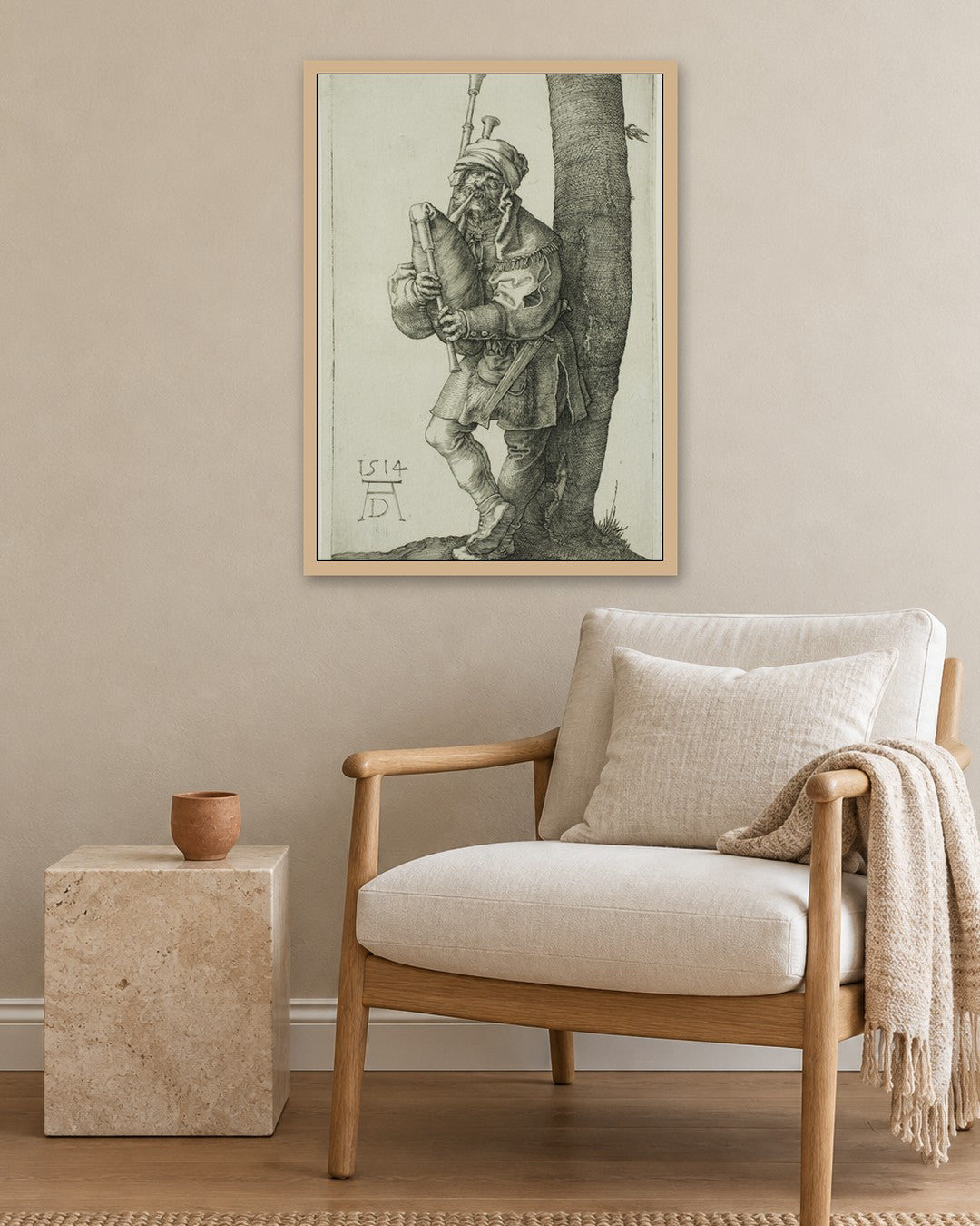 Renaissance Masters - Renaissance Masterpiece No. 178 - oak frame in a room