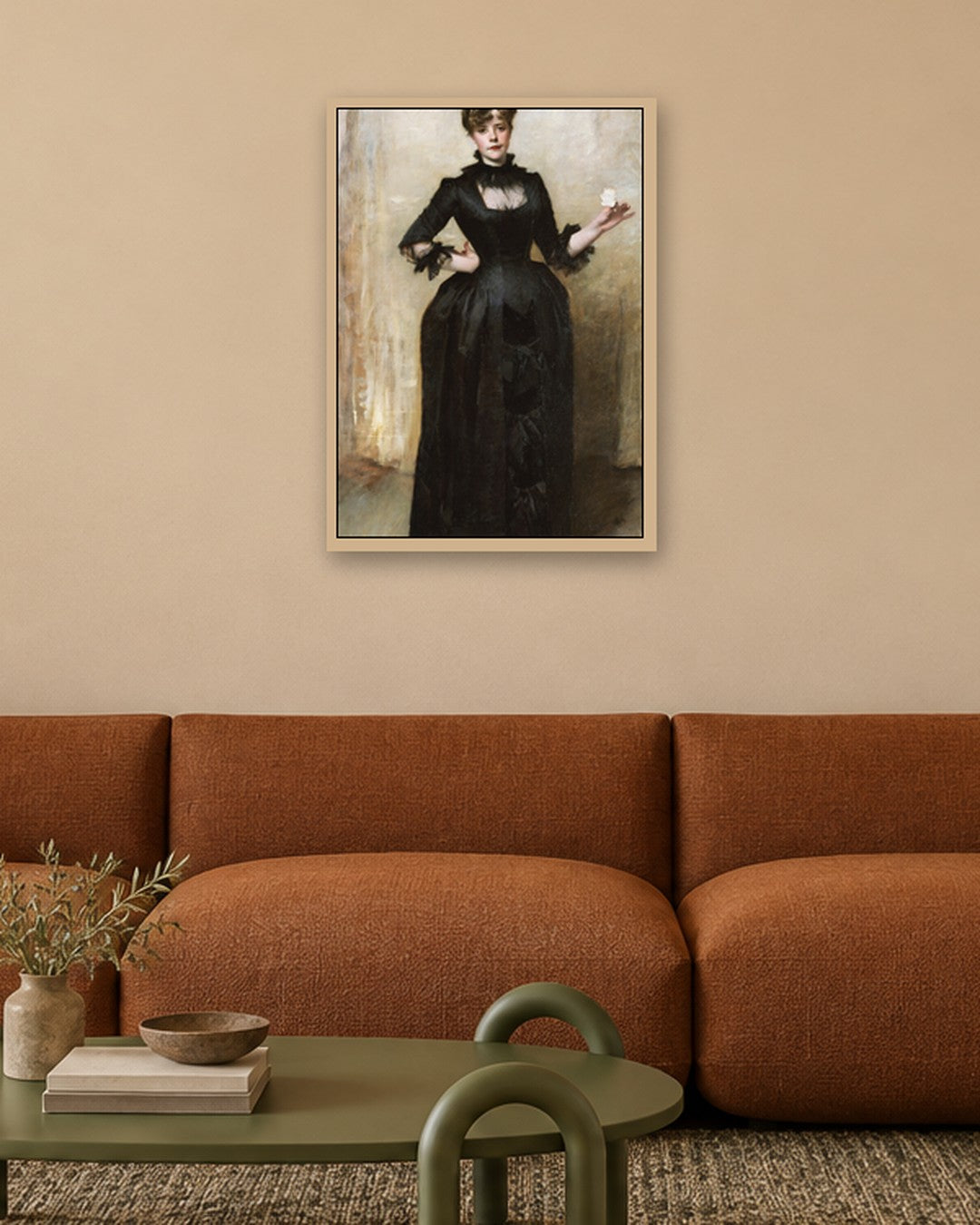 Renaissance Masters - Renaissance Masterpiece No. 370 - oak frame in a room