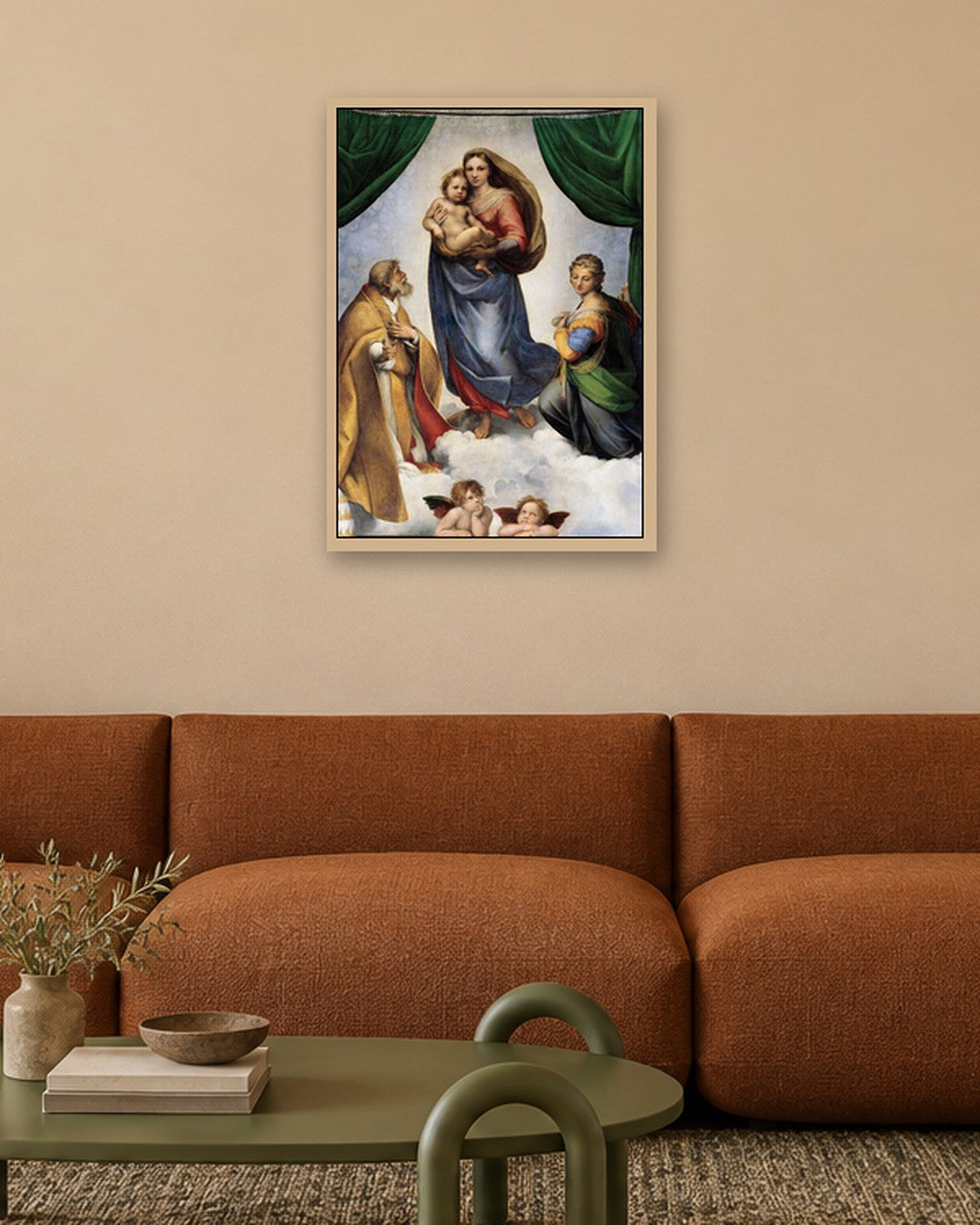 Renaissance Masters - Renaissance Masterpiece No. 331 - oak frame in a room