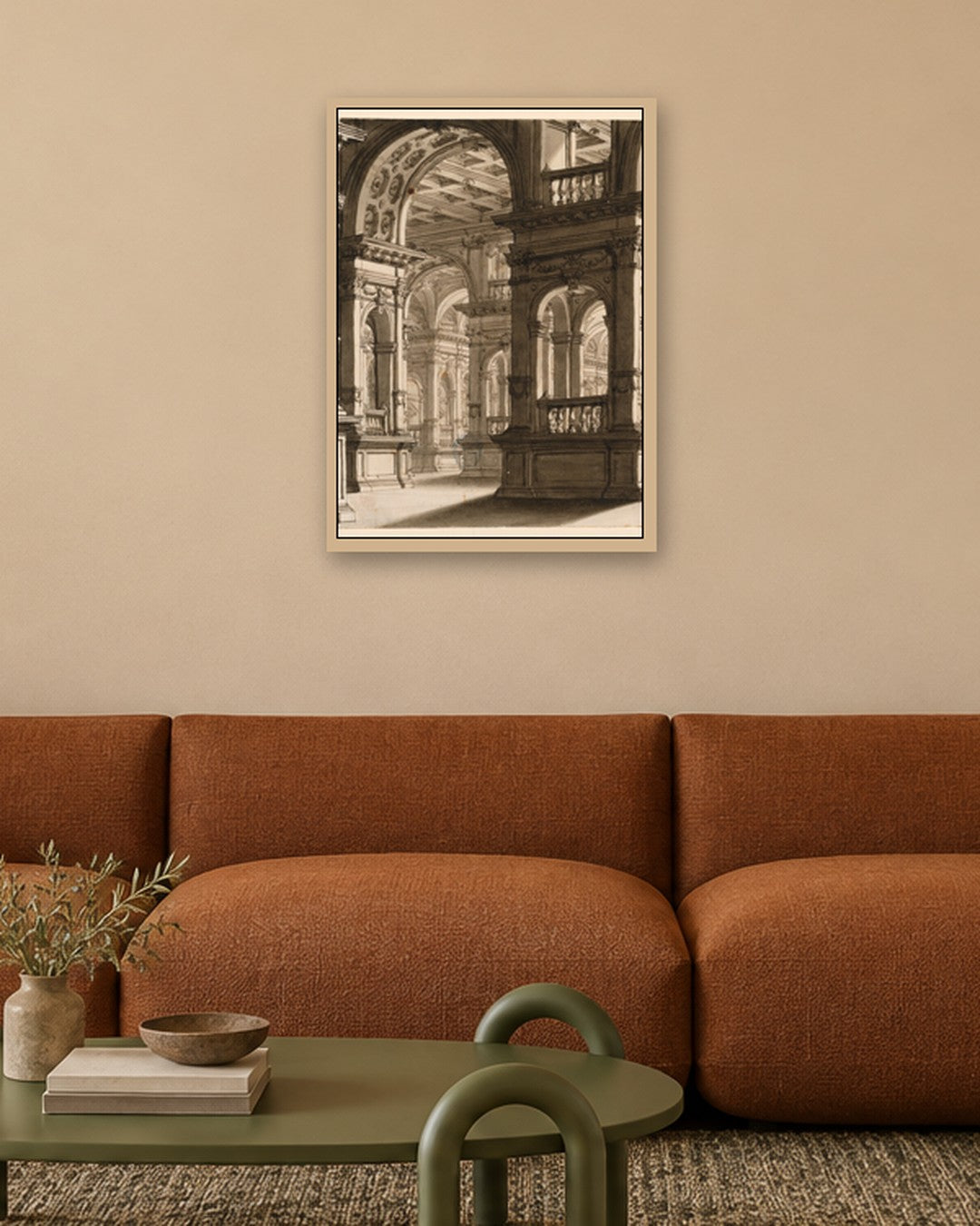 Renaissance Masters - Renaissance Masterpiece No. 177 - oak frame in a room