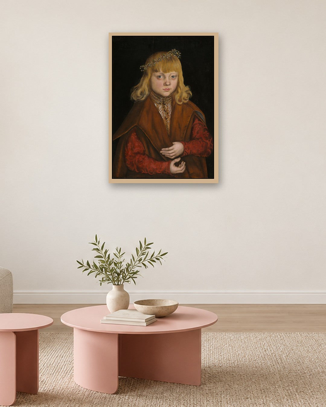Renaissance Masters - Renaissance Masterpiece No. 217 - oak frame in a room