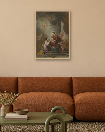 Renaissance Masters - Renaissance Masterpiece No. 394 - oak frame in a room