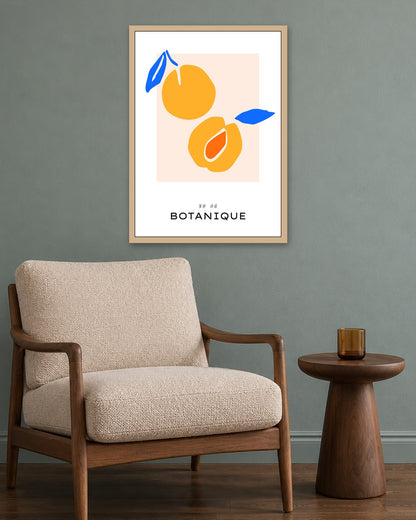SENT Studio - Abstract Poster No. 4 - oak frame in a room