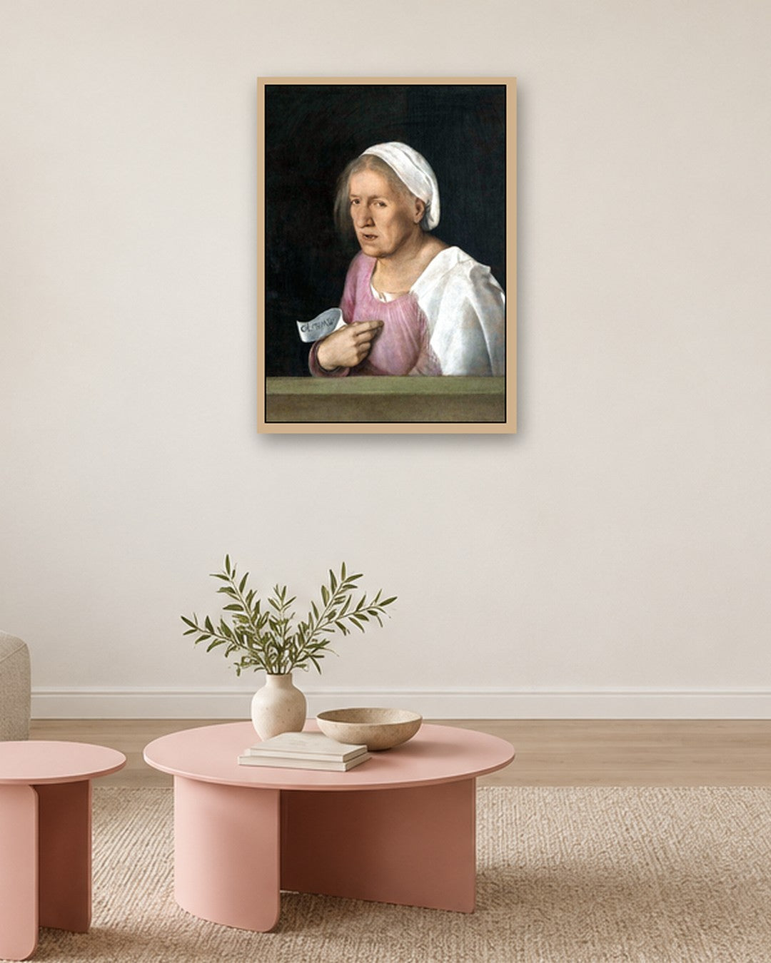Renaissance Masters - Renaissance Masterpiece No. 278 - oak frame in a room