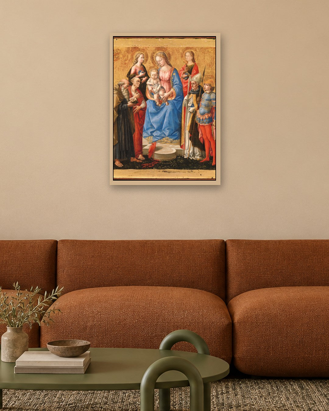 Renaissance Masters - Renaissance Masterpiece No. 156 - oak frame in a room