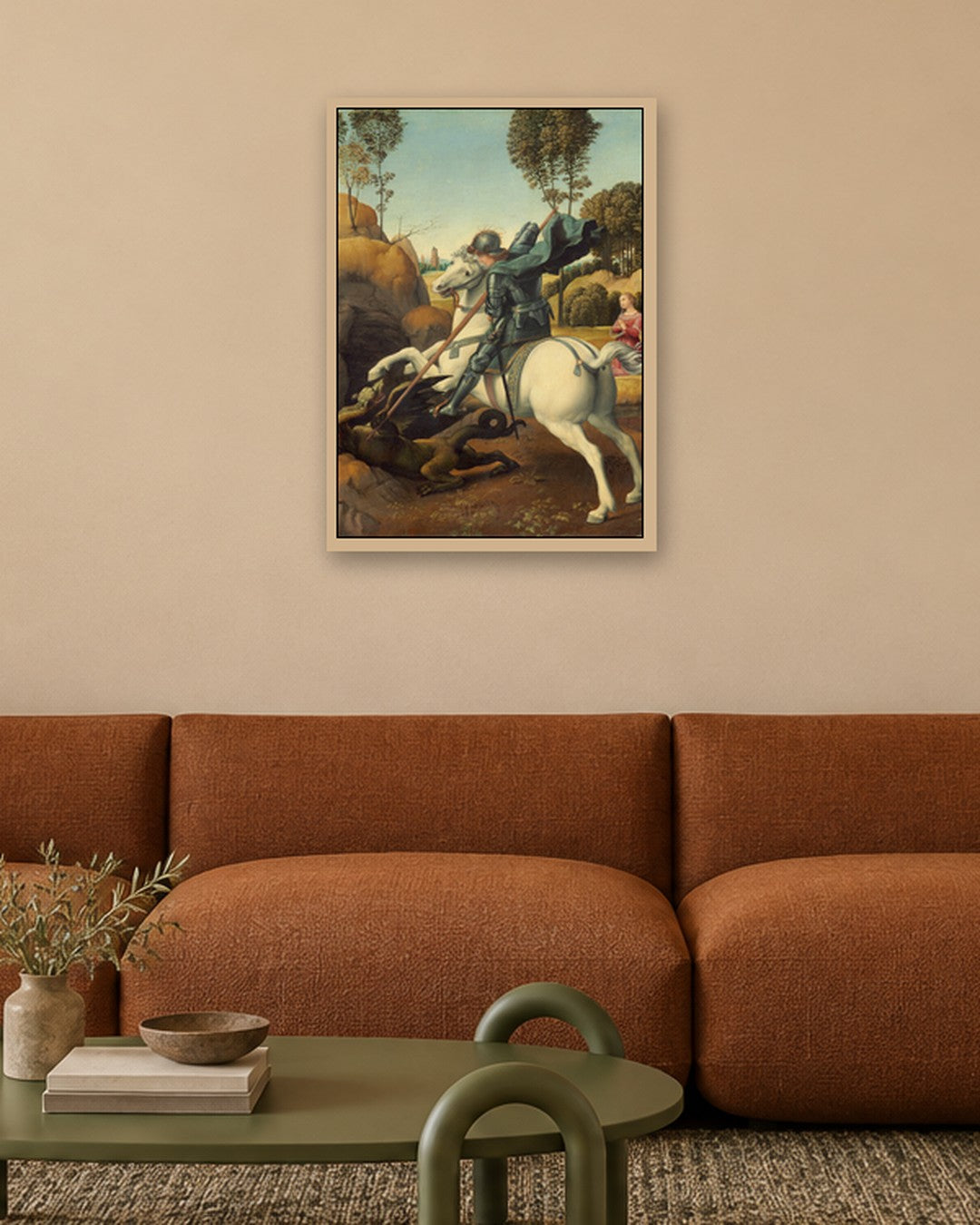 Renaissance Masters - Renaissance Masterpiece No. 224 - oak frame in a room