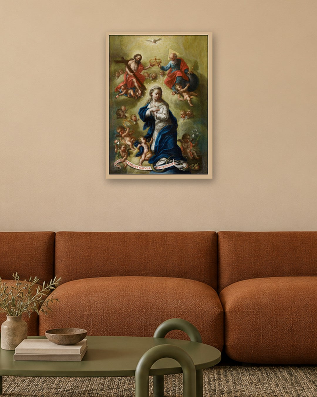 Renaissance Masters - Renaissance Masterpiece No. 401 - oak frame in a room