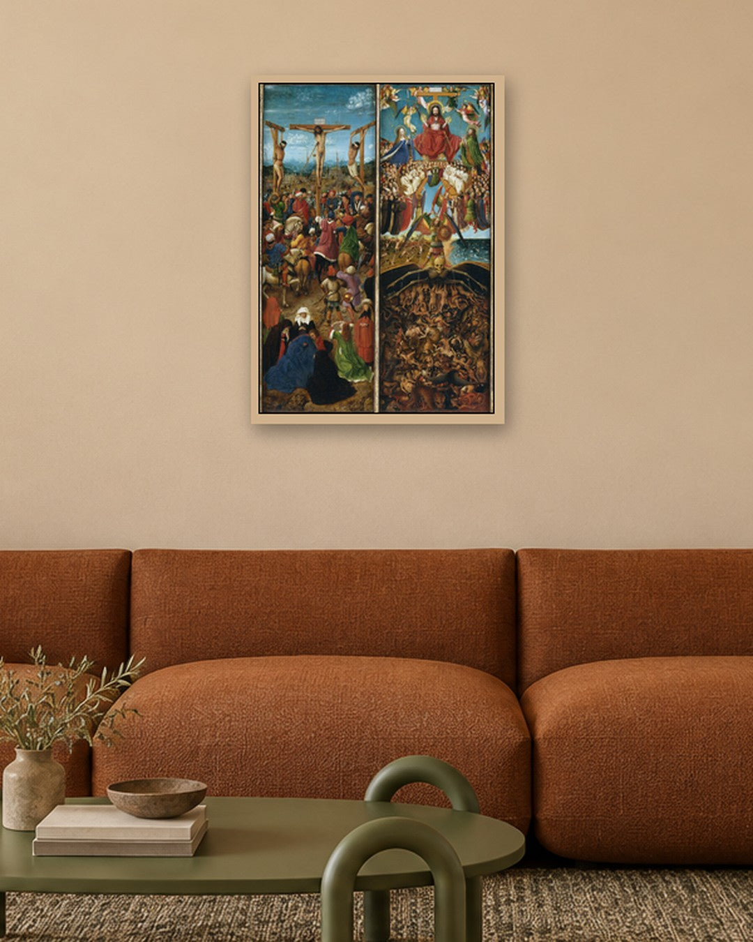 Renaissance Masters - Renaissance Masterpiece No. 39 - oak frame in a room