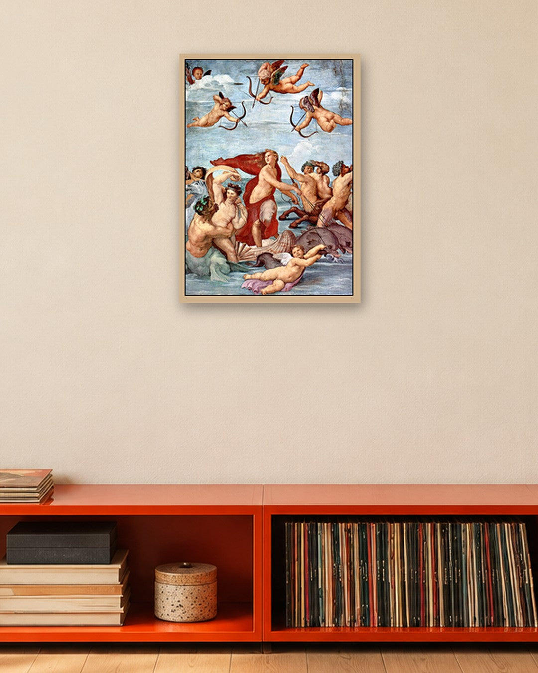 Renaissance Masters - Renaissance Masterpiece No. 300 - oak frame in a room