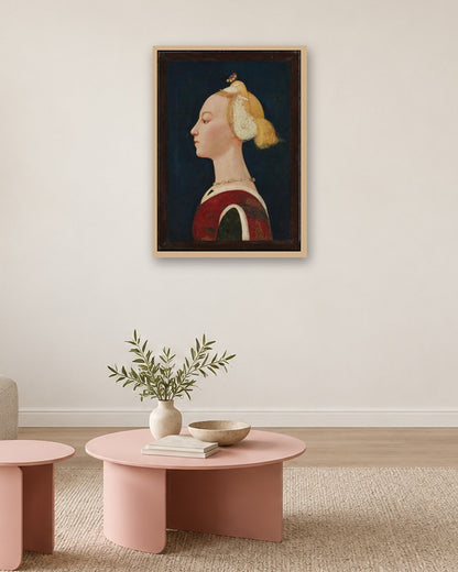 Renaissance Masters - Renaissance Masterpiece No. 150 - oak frame in a room