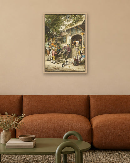 Renaissance Masters - Renaissance Masterpiece No. 374 - oak frame in a room