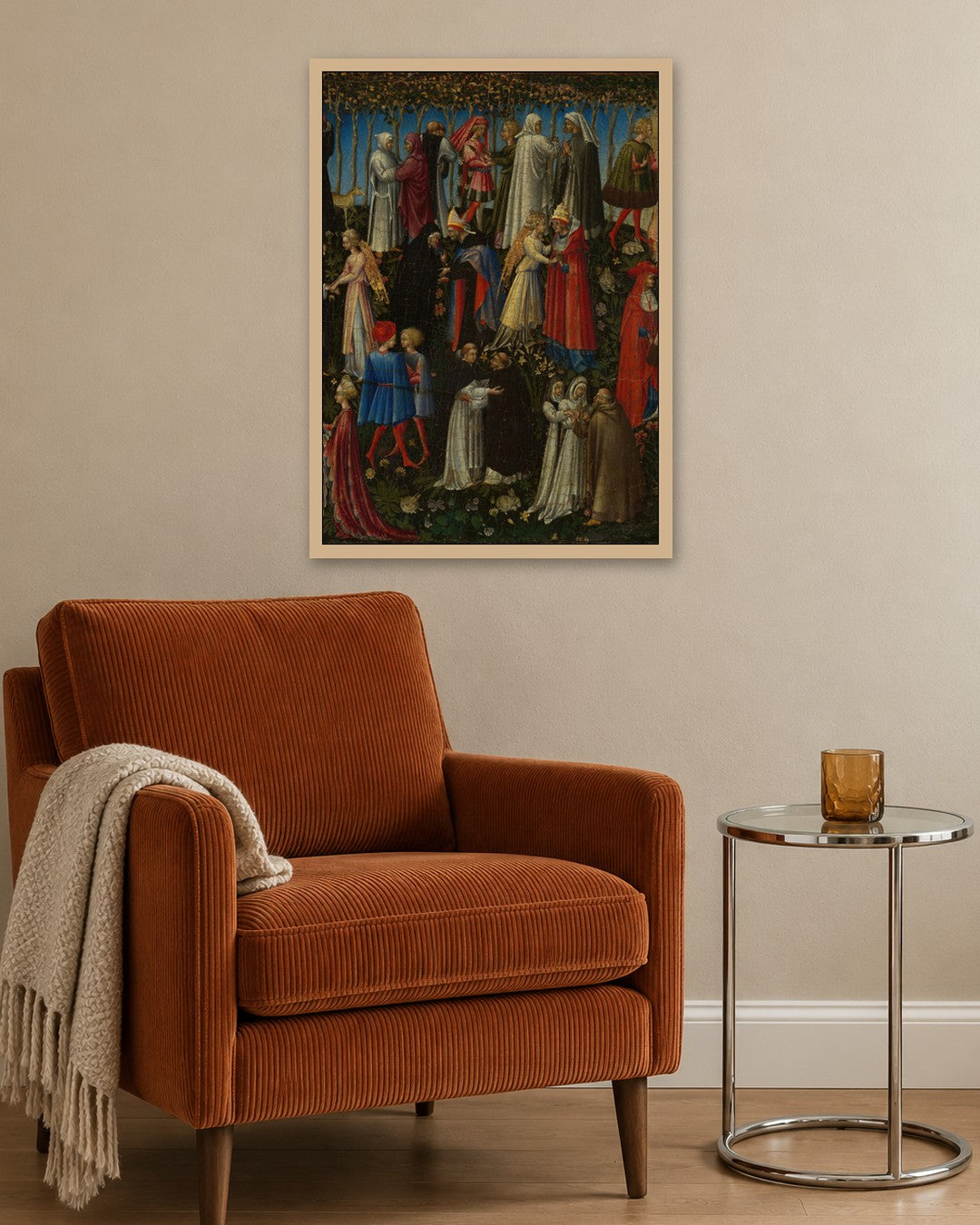 Renaissance Masters - Renaissance Masterpiece No. 398 - oak frame in a room