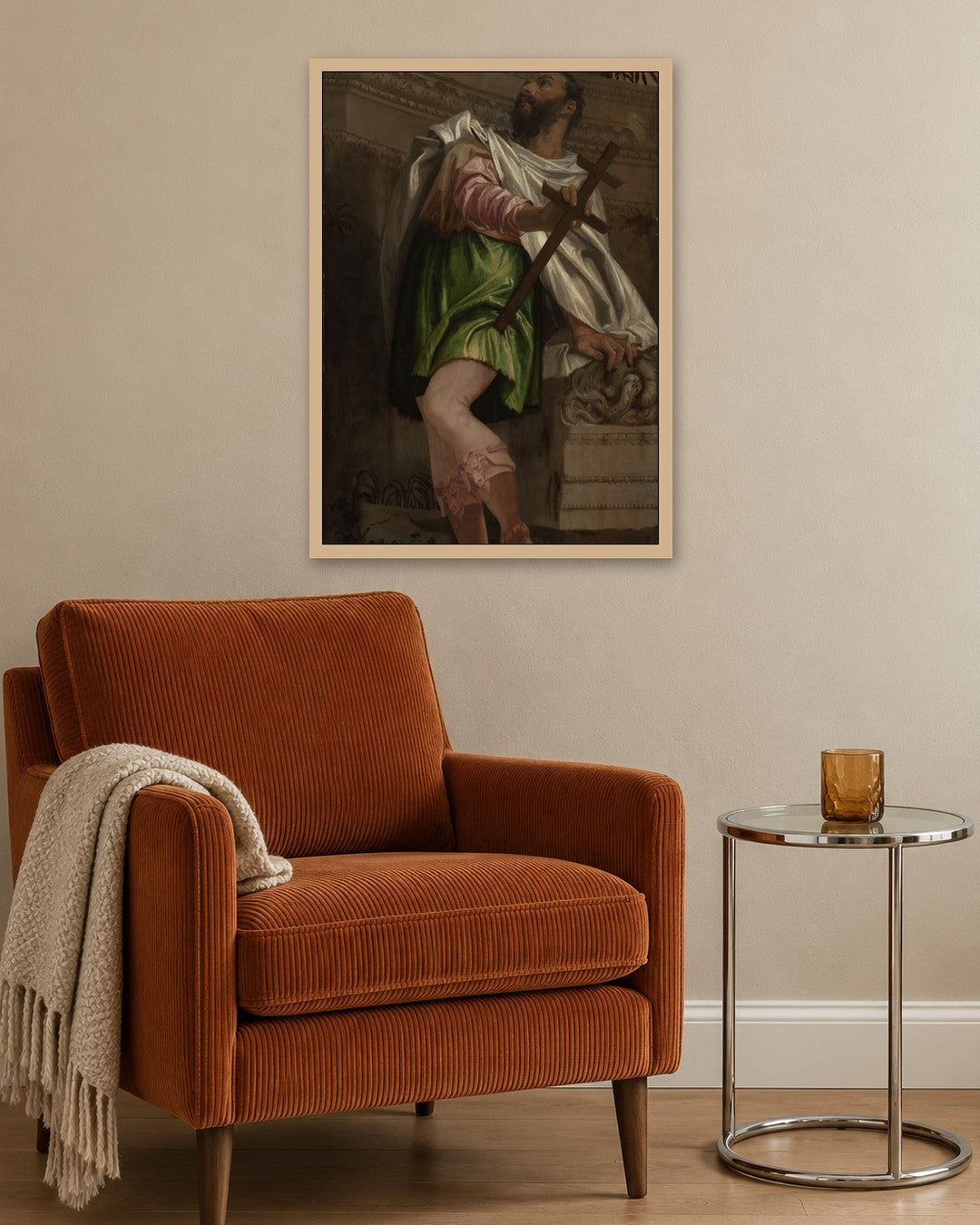Renaissance Masters - Renaissance Masterpiece No. 32 - oak frame in a room
