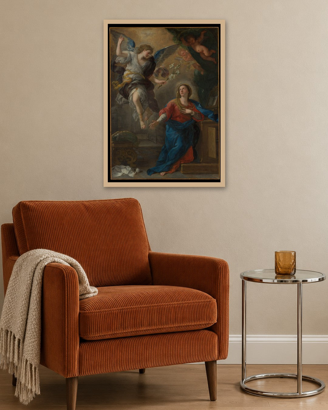 Renaissance Masters - Renaissance Masterpiece No. 159 - oak frame in a room