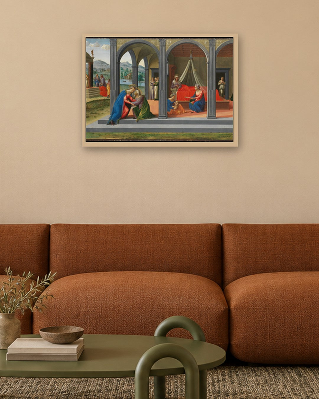 Renaissance Masters - Renaissance Masterpiece No. 157 - oak frame in a room