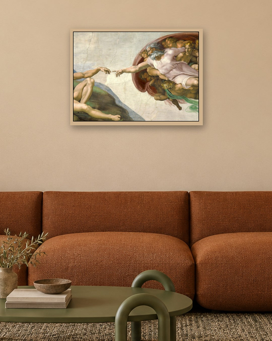 Renaissance Masters - Renaissance Masterpiece No. 240 - oak frame in a room
