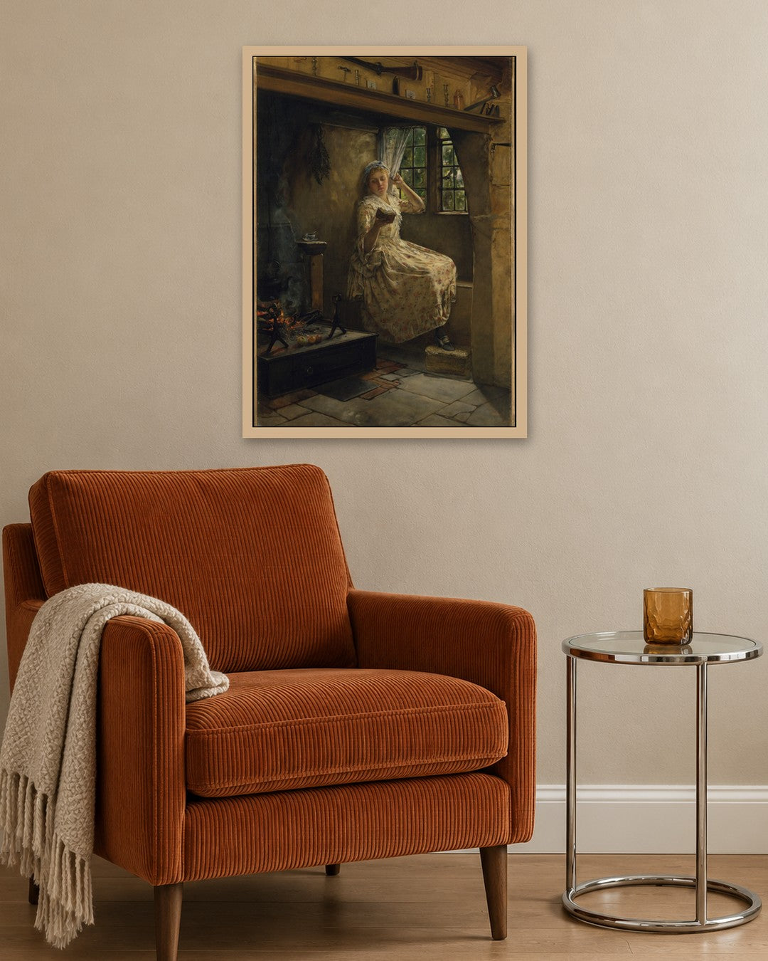 Renaissance Masters - Renaissance Masterpiece No. 232 - oak frame in a room