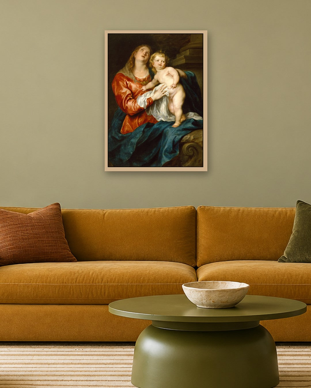 Renaissance Masters - Renaissance Masterpiece No. 73 - oak frame in a room