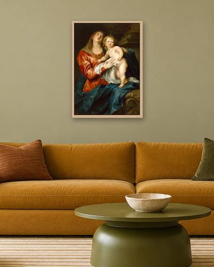 Renaissance Masters - Renaissance Masterpiece No. 73 - oak frame in a room