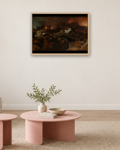 Renaissance Masters - Renaissance Masterpiece No. 134 - oak frame in a room