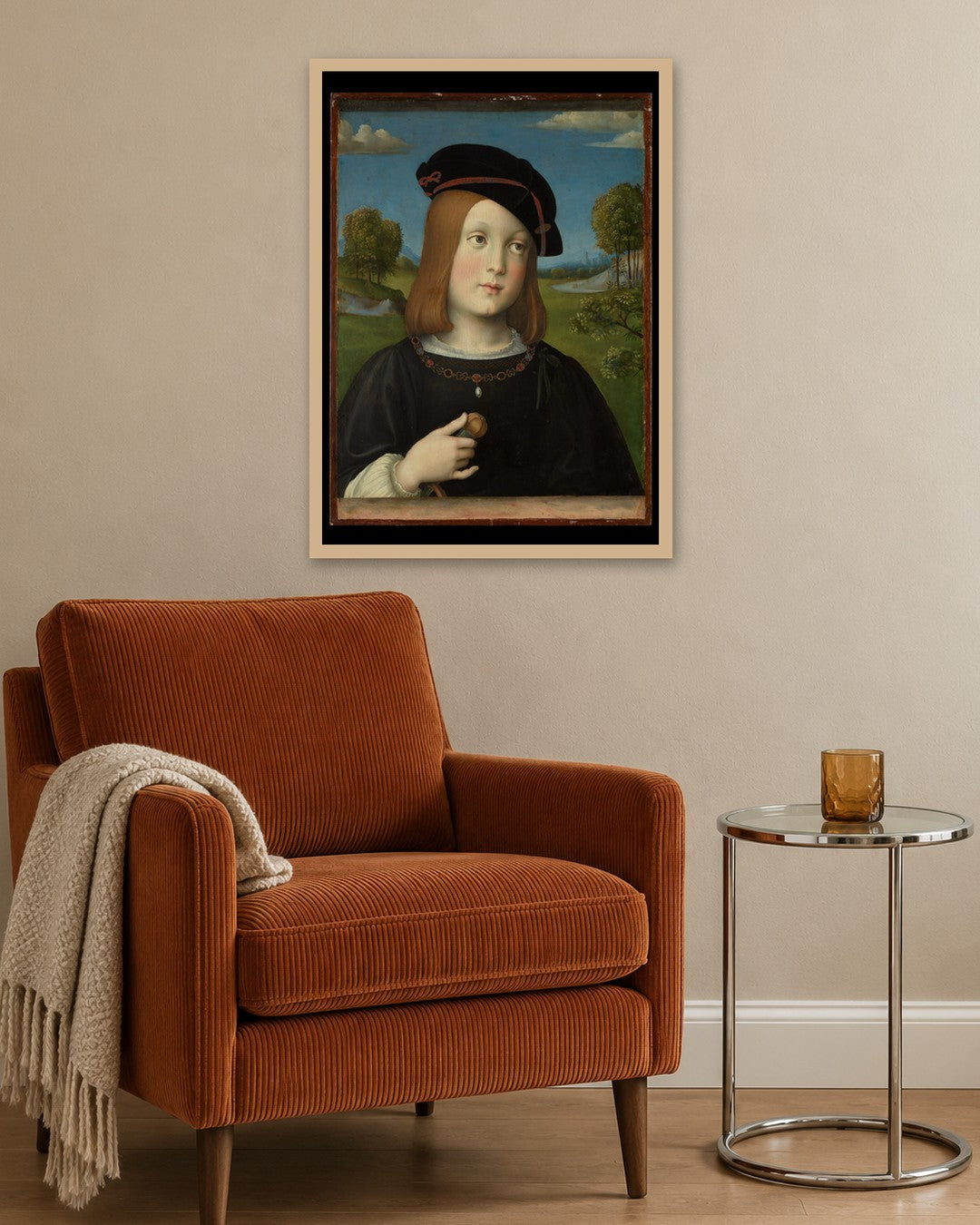 Renaissance Masters - Renaissance Masterpiece No. 167 - oak frame in a room
