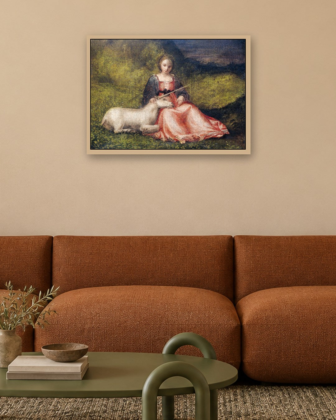 Renaissance Masters - Renaissance Masterpiece No. 288 - oak frame in a room