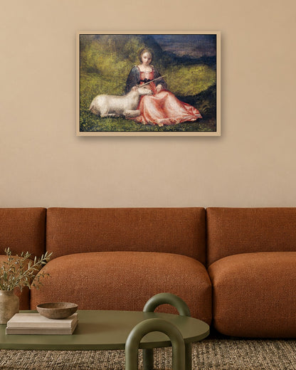 Renaissance Masters - Renaissance Masterpiece No. 288 - oak frame in a room