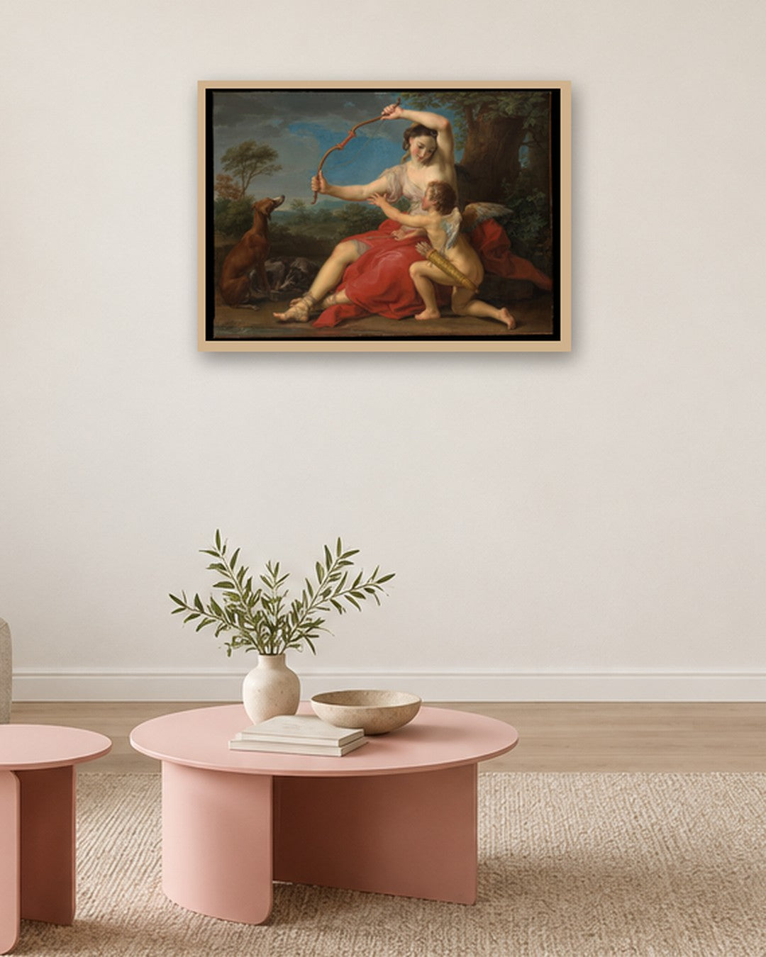 Renaissance Masters - Renaissance Masterpiece No. 172 - oak frame in a room