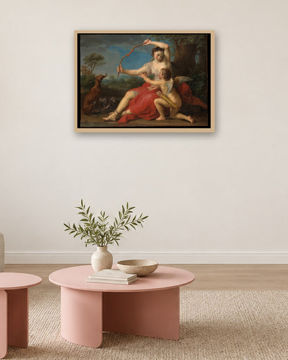Renaissance Masters - Renaissance Masterpiece No. 172 - oak frame in a room