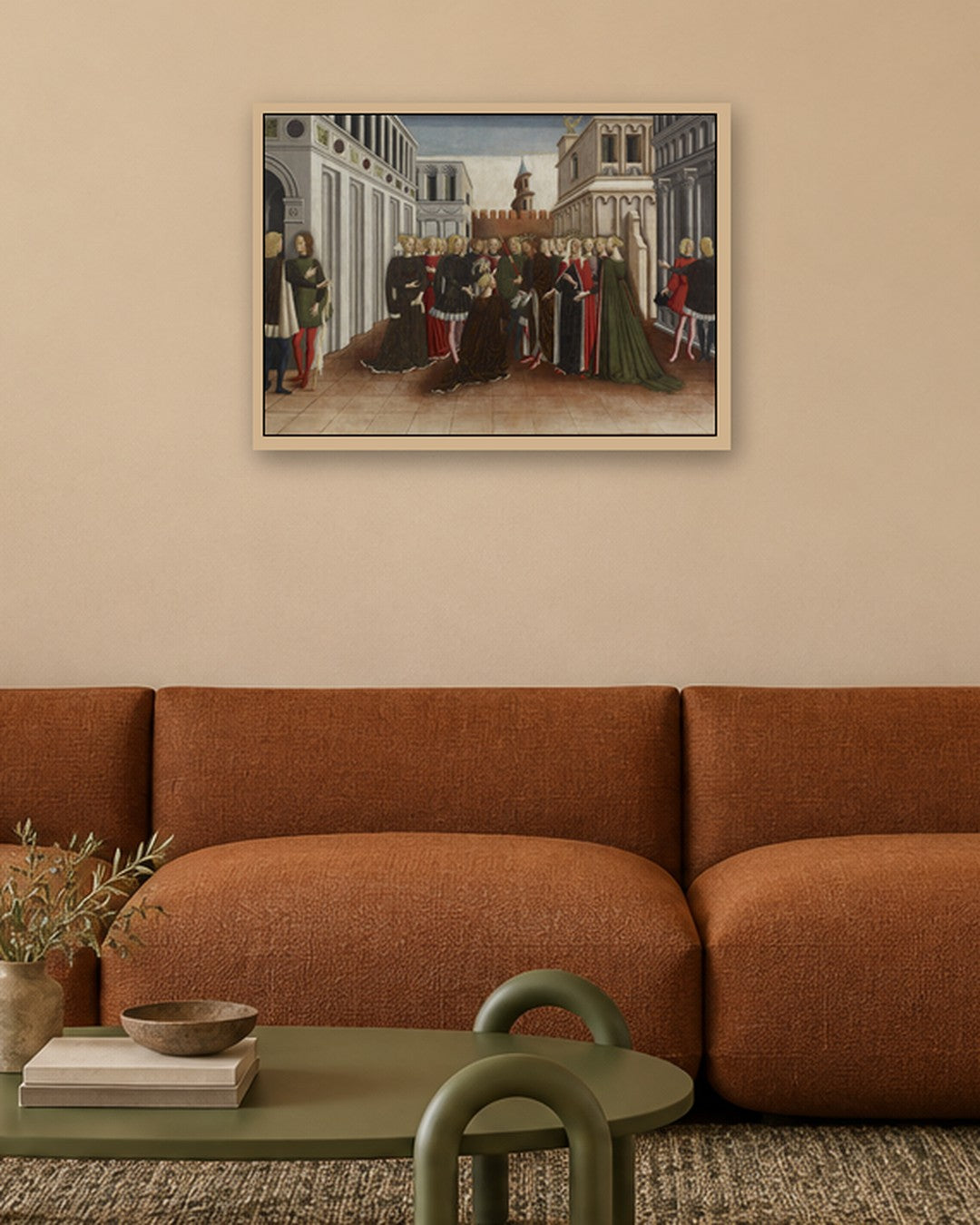 Renaissance Masters - Renaissance Masterpiece No. 63 - oak frame in a room