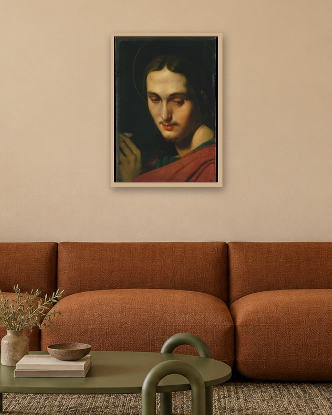 Renaissance Masters - Renaissance Masterpiece No. 140 - oak frame in a room