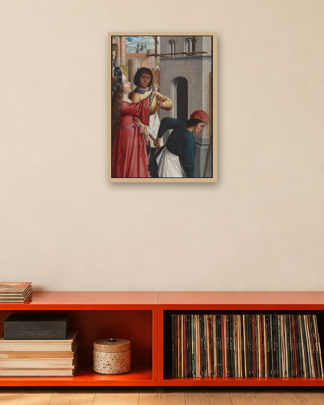 Renaissance Masters - Renaissance Masterpiece No. 66 - oak frame in a room