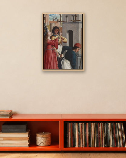 Renaissance Masters - Renaissance Masterpiece No. 66 - oak frame in a room