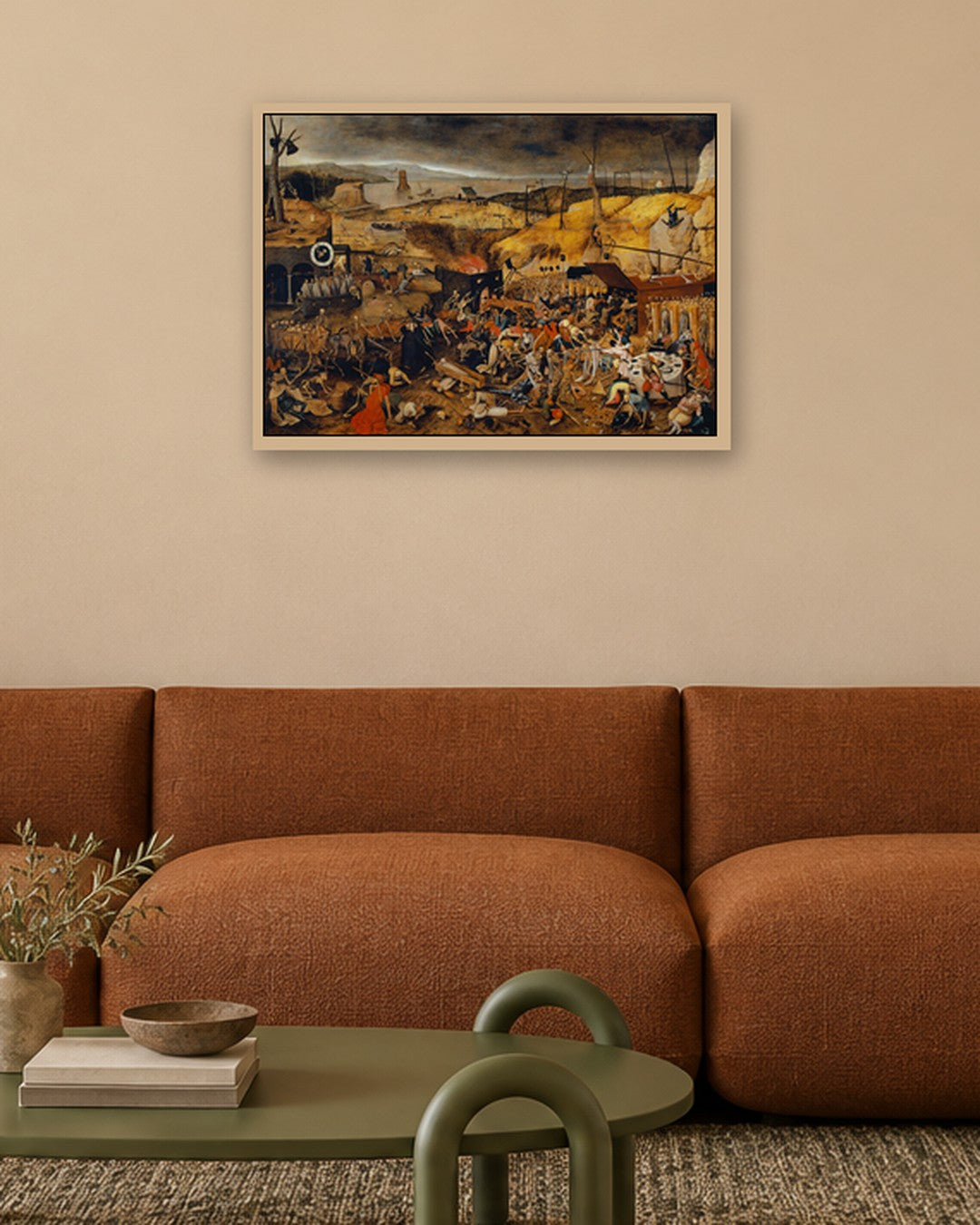 Renaissance Masters - Renaissance Masterpiece No. 415 - oak frame in a room