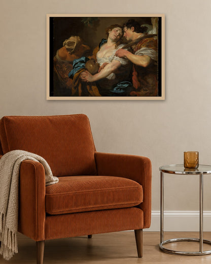 Renaissance Masters - Renaissance Masterpiece No. 128 - oak frame in a room