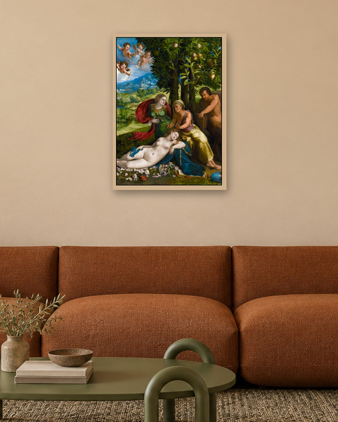 Renaissance Masters - Renaissance Masterpiece No. 266 - oak frame in a room