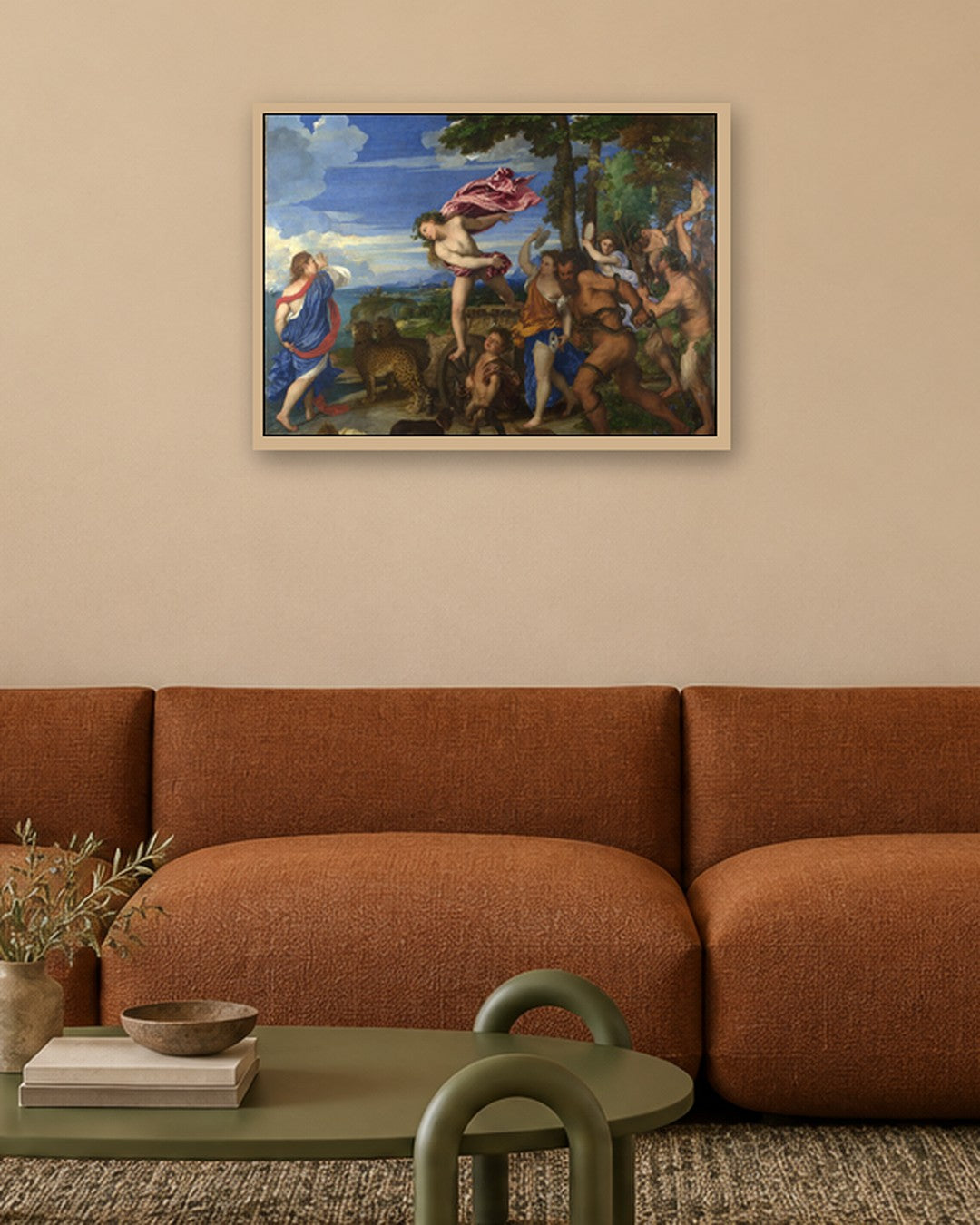 Renaissance Masters - Renaissance Masterpiece No. 249 - oak frame in a room