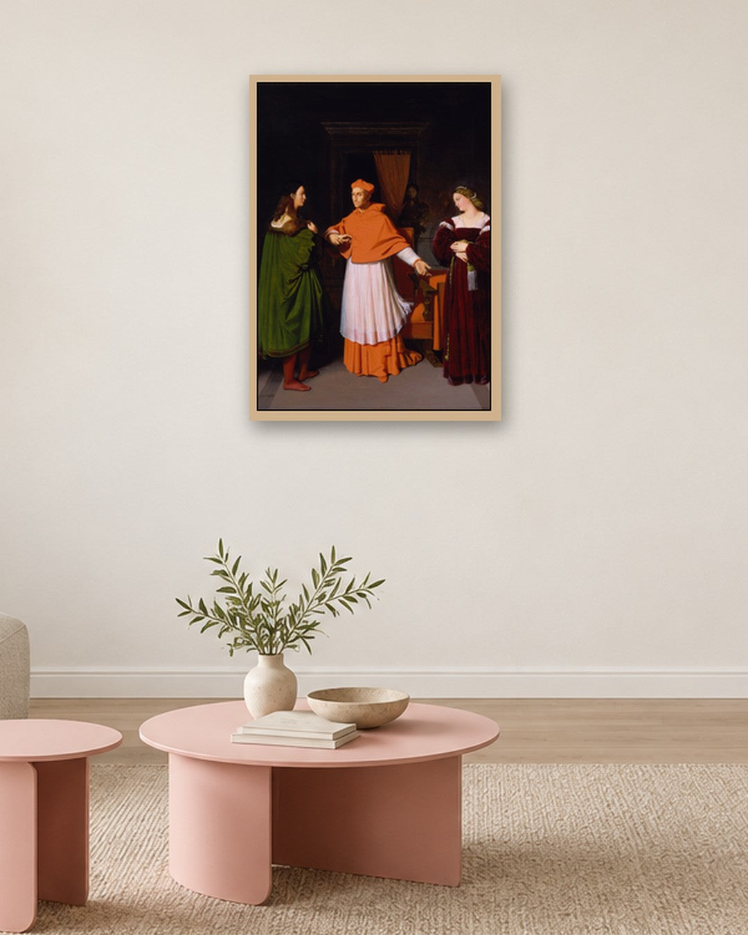 Renaissance Masters - Renaissance Masterpiece No. 77 - oak frame in a room