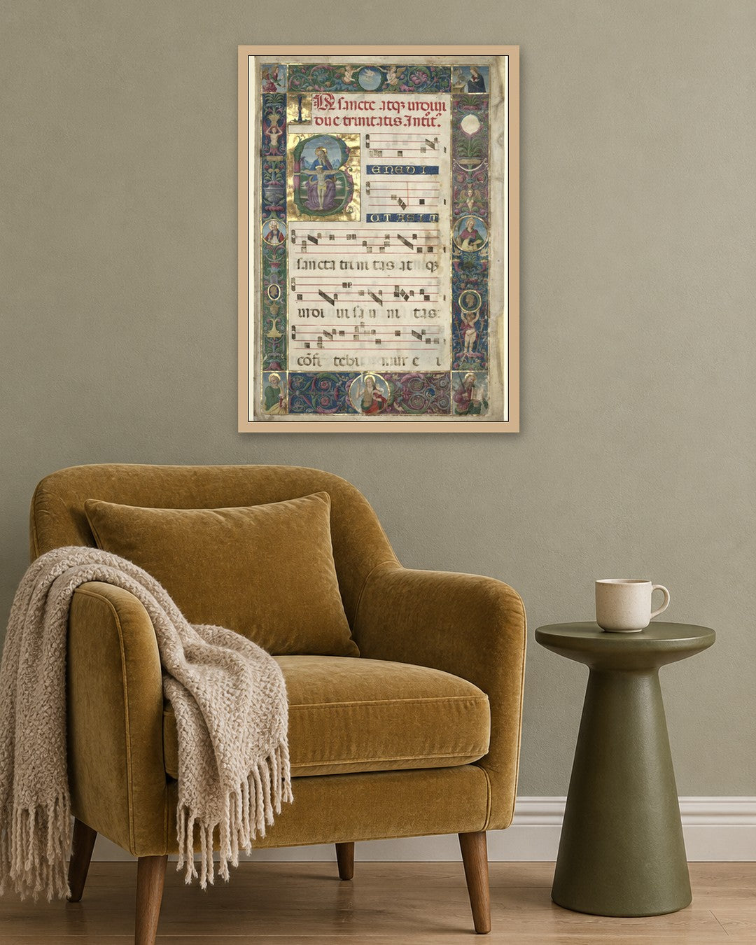 Renaissance Masters - Renaissance Masterpiece No. 111 - oak frame in a room