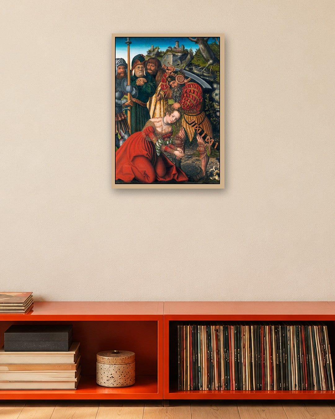 Renaissance Masters - Renaissance Masterpiece No. 272 - oak frame in a room