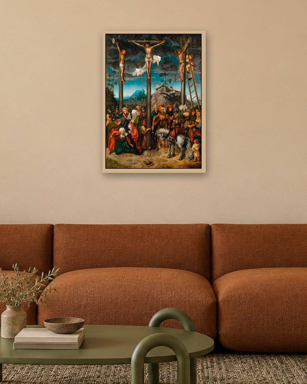 Renaissance Masters - Renaissance Masterpiece No. 196 - oak frame in a room