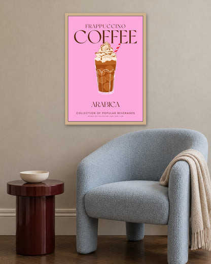 SENT Studio - Cocktail Poster No. 22 - oak frame in a room