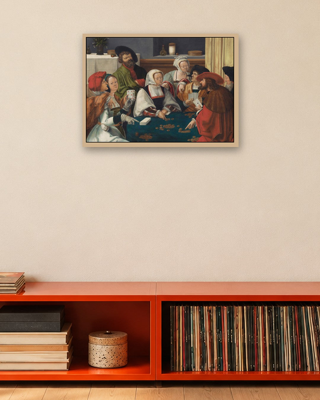 Renaissance Masters - Renaissance Masterpiece No. 84 - oak frame in a room