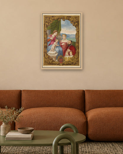 Renaissance Masters - Renaissance Masterpiece No. 92 - oak frame in a room
